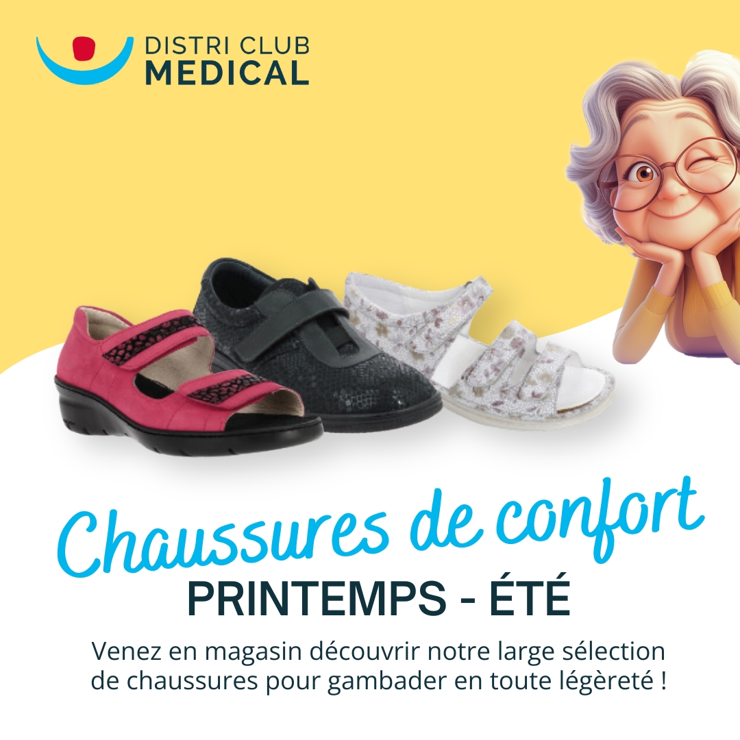 chaussures confort été distri club medical